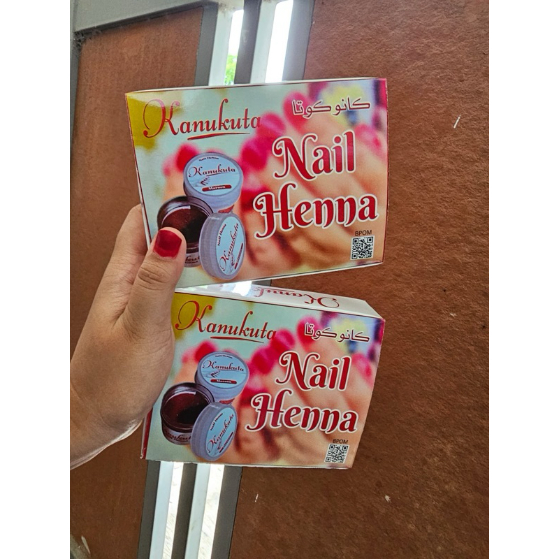 [READY STOCK] KANUKUTA BPOM/ HENNATA nail art isi 12pcs ( 1lusin) HALAL ( tembus wudhu)