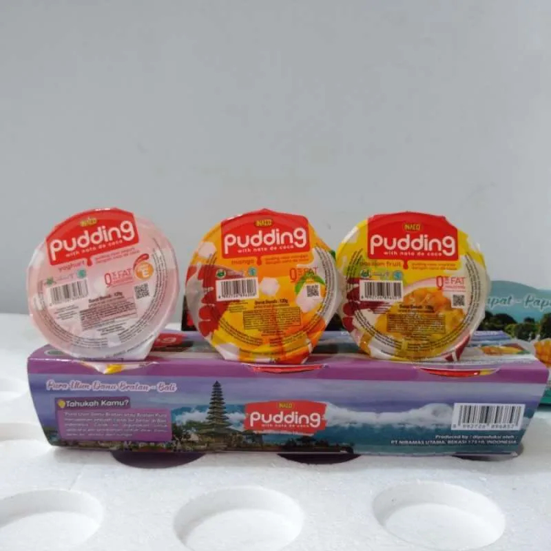 

Inaco Pudding Nata De Coco Cup Puree Rasa 120G 1 Pack Isi 3 Cup All Variant