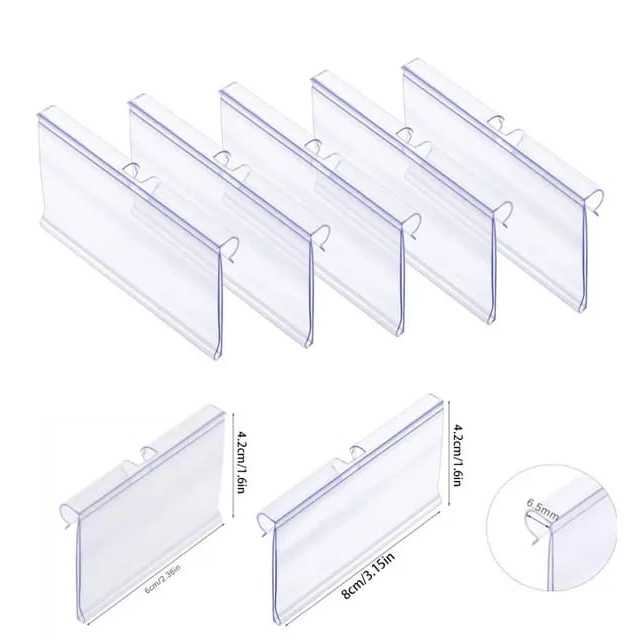 

10 pcs Label Harga / Tag Price / Label Harga Akrilik Transparan