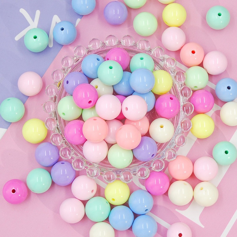 35gram Manik bulat 8mm dove - monte 8mm -manik bulat Dove - manik bulat