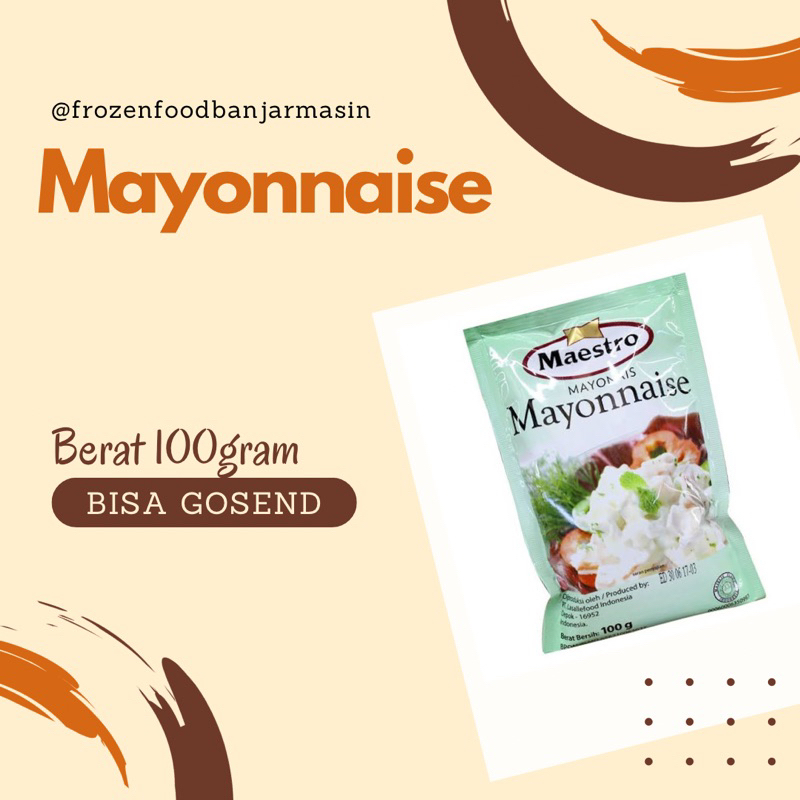 

Mayonaise sachet