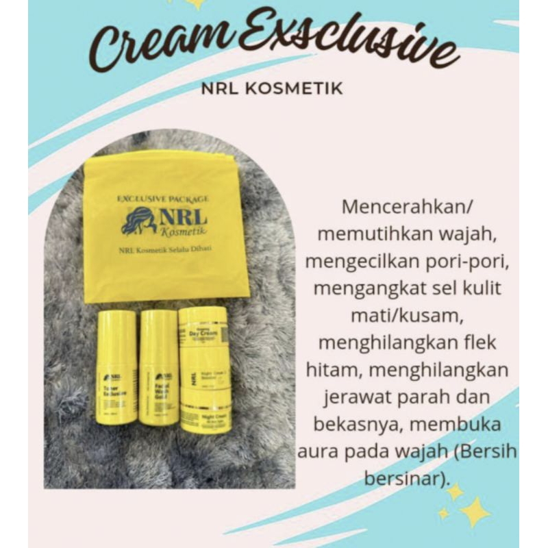 CREAM NRL EKSLUSIF BPOM
