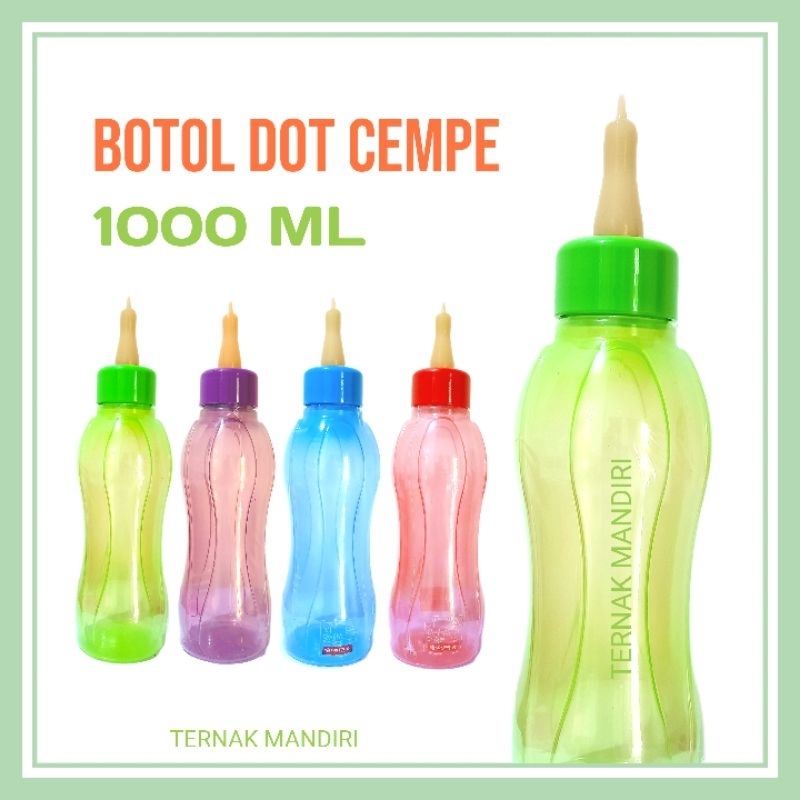 DOT CEMPE ISI 1 LITER BOTOL LION STAR dot susu hewan