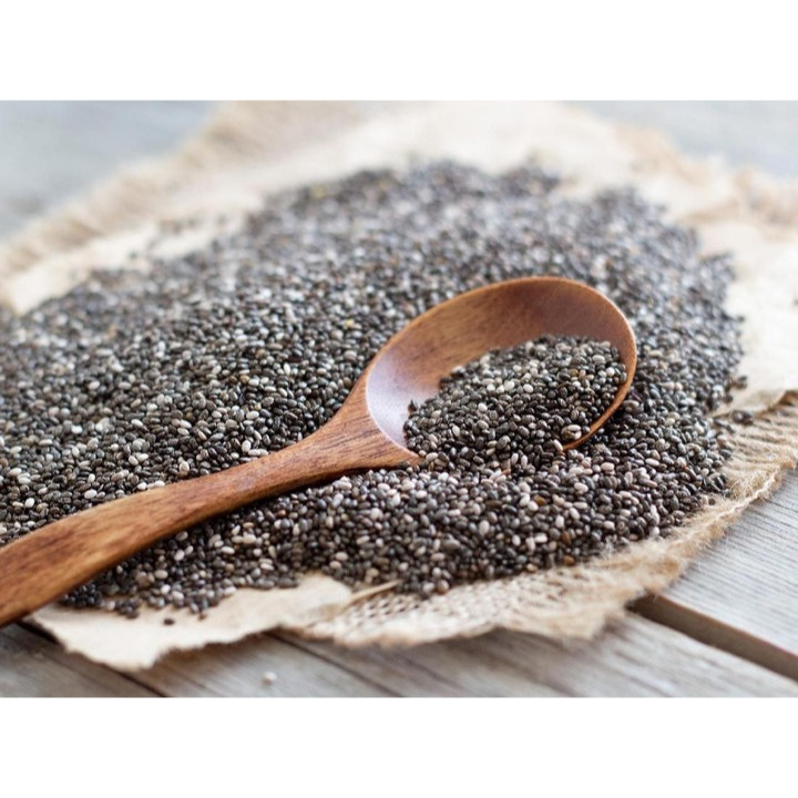 

Black chia seeds organik 100 g mexico organic premium diet detox original