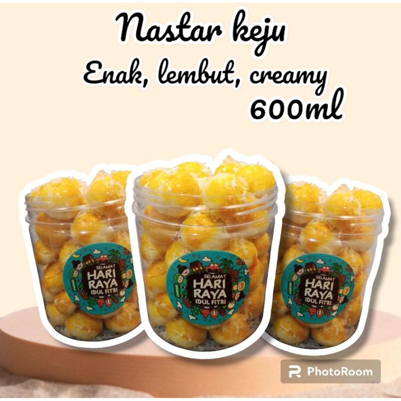 

nastar nanas toping keju premium toples 600ml enak lembut creamy