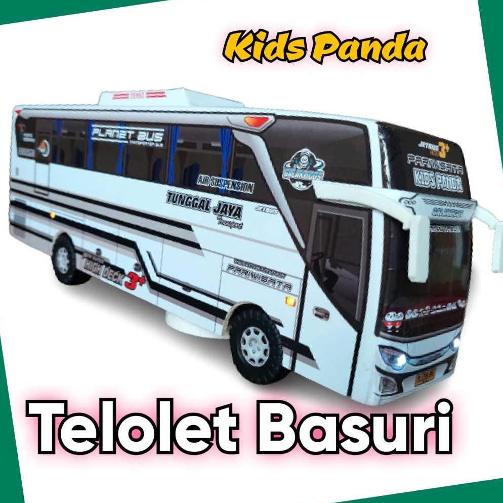 LANGSUNG KIRIM Miniatur bus bis Kids Panda Telolet Basuri