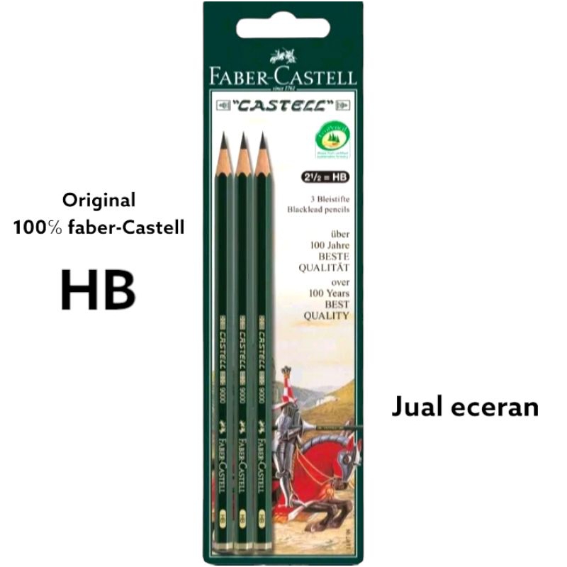 

PENSIL HB FABER-CASTELL JUAL ECERAN/100℅ ORIGINAL