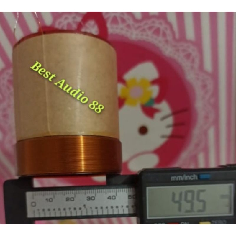 Spul spol spool speaker mobil Double coil 10 12 inch 10inch 12inch Sub woofer import voice coil 49.5