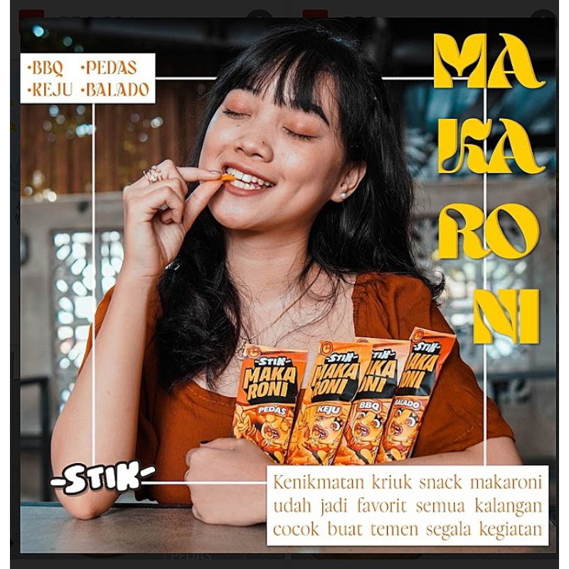 

Macaroni stik maknyus viral 25g 3 Varian rasa 100% HALAL