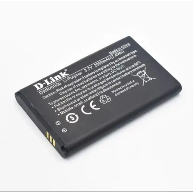 BATTERY DLINK FOR MODEM WIFI DWR600B/DWR,932/DWR932C 3,7 VOLT 2000mAh