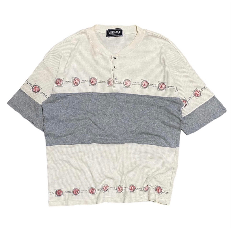 Kaos tshirt luxury art wafle vintage Versace jeans culture second