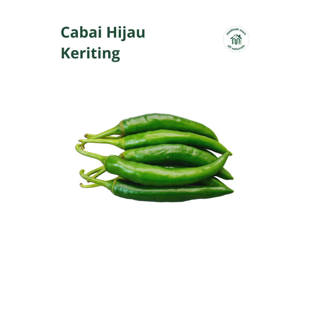 

Organik Cabai Hijau Keriting 250gr