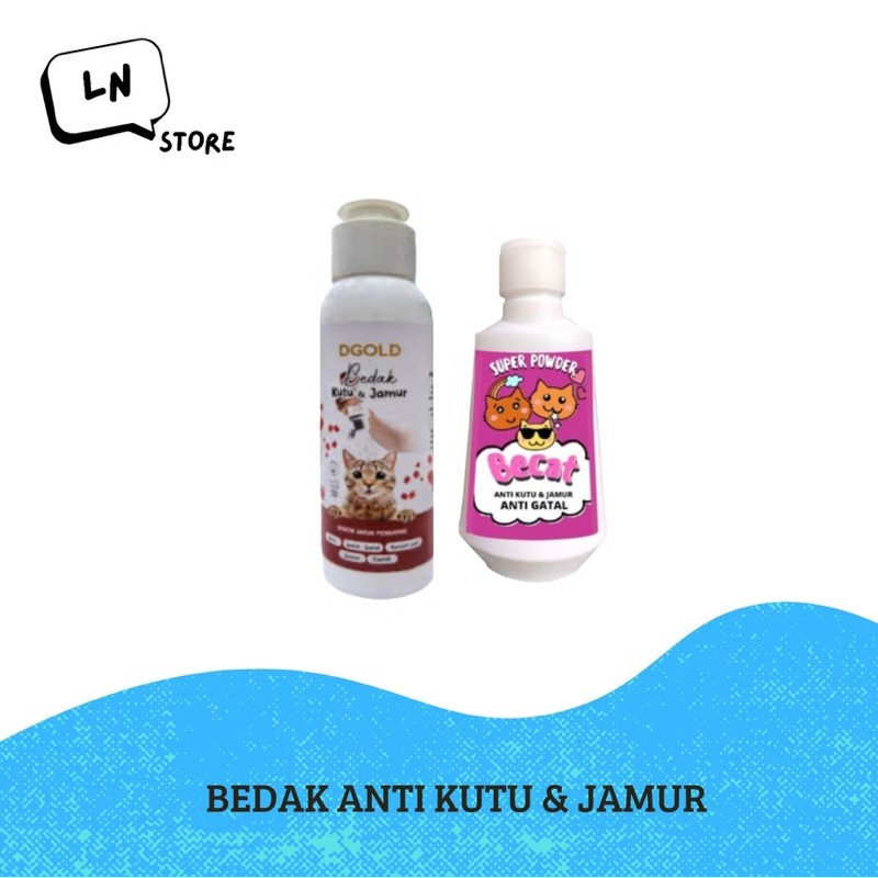 Bedak Anti Kutu, Anti Gatal dan Anti Jamur Kucing