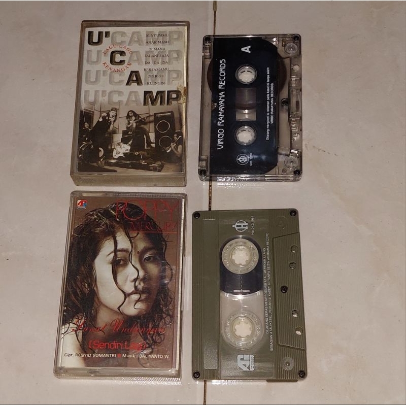 kaset Indonesia original U'CAMP dan POPPY MERCURY