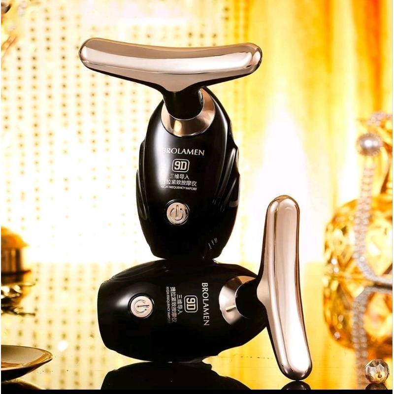 Alat Pengencang Kulit Wajah - Alat Pijat Getar Multifungsi - Alat Pijat Wajah Leher Dan Mata