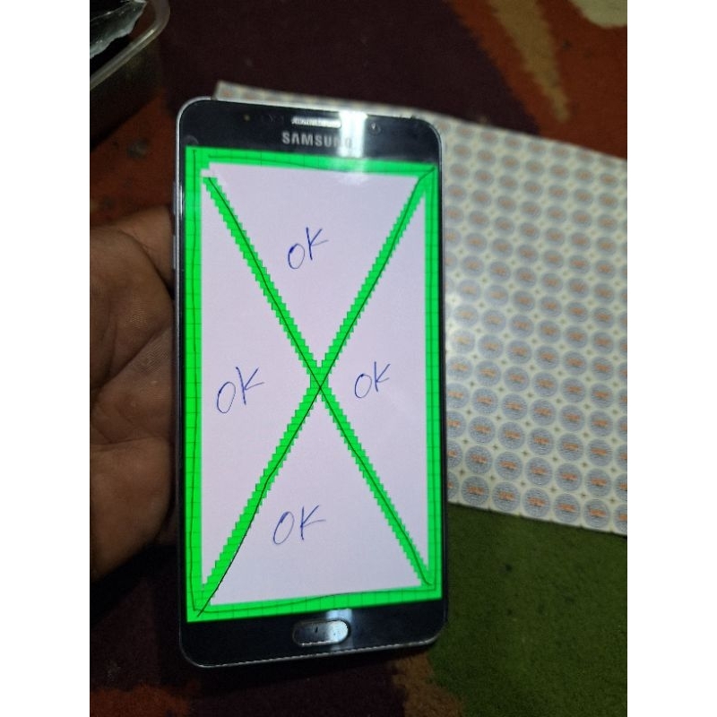 lcd copotan samsung note 5 original super amoled normal