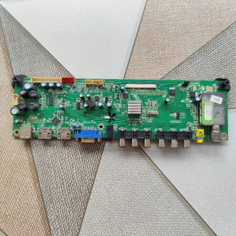 mb ori mainboard LED TV Polytron PLD 32T500 PLD32T500