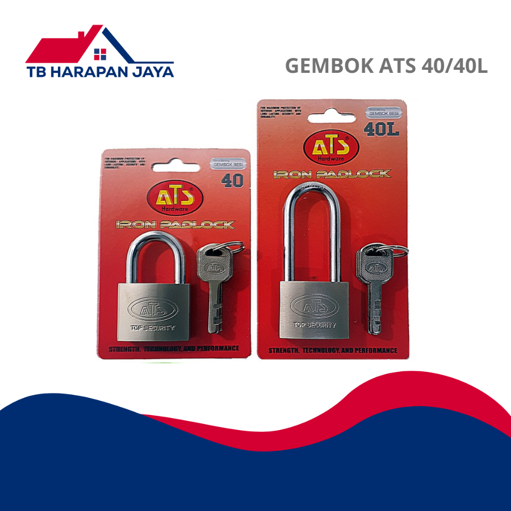 Kunci Gembok ATS 40 Pendek / Gembok ATS 40L Panjang