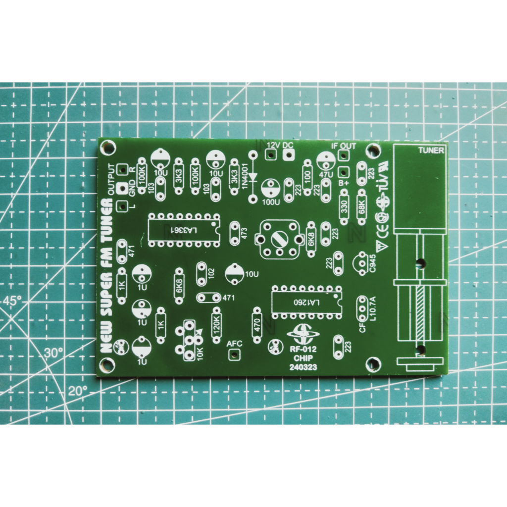 Pcb tuner fm stereo saturn