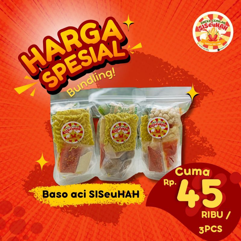 

PROMO! Baso Aci Instan SISEUHAH PEDESNYA bikin nagih!