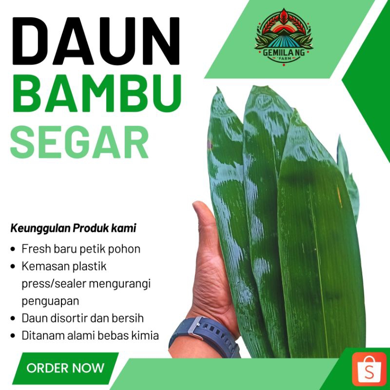 

Daun Bambu Segar | Daun Bungkus Bakcang