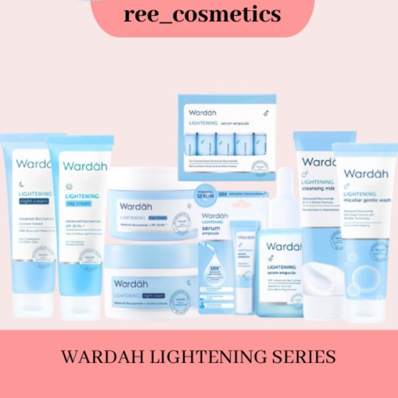 Wardah Lightening Series | Paket Skincare Wardah Lightening | Wardah Paket Lightening Lengkap