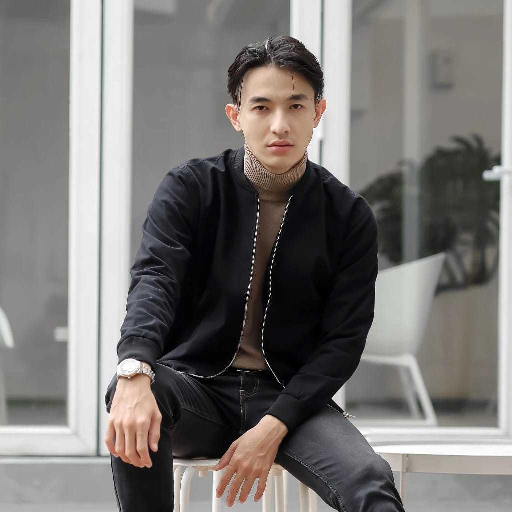 Jaket bomber kanvas premium - Jaket bomber pria - Bomber pria kanvas