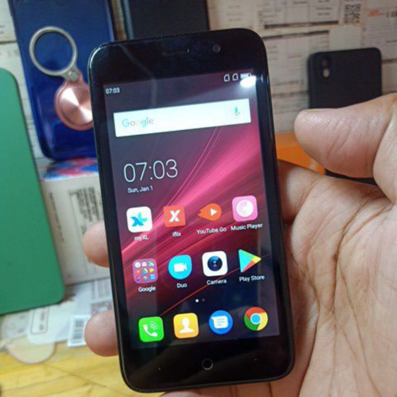 LCD fullset + frame untuk Evercoss S45 Original Copotan 100% normal garansi