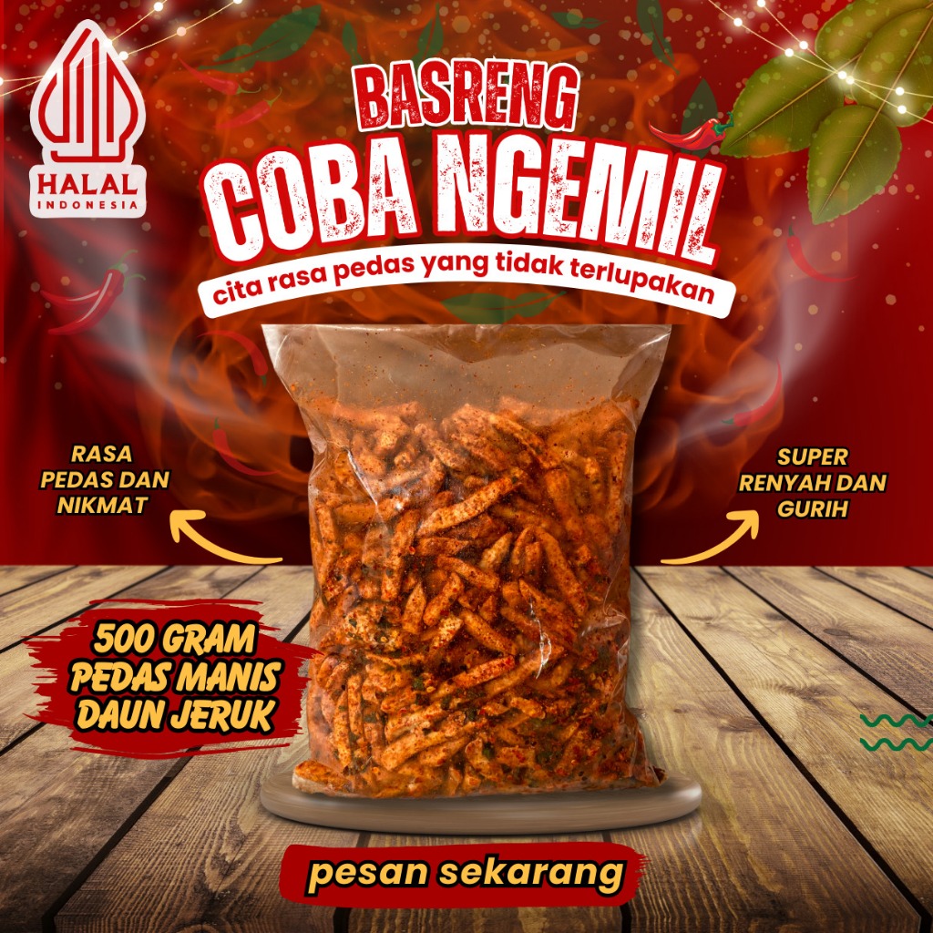 

BASRENG SULTAN VIRAL PEDAS MANIS DAUN JERUK | BASRENG STIK VIRAL BANDUNG | BAKSO GORENG 500 GRAM