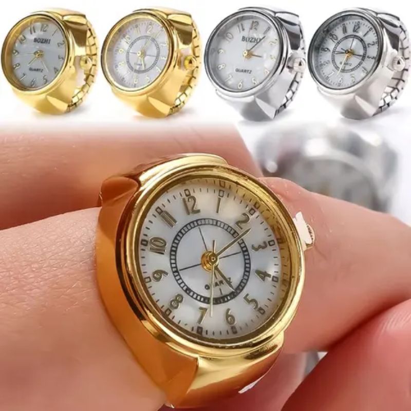 jam cincin jari pria wanita kuarsa di gital