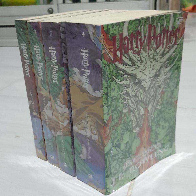 Harry Potter - J. K. Rowling (seri 1-2-3-4) | novel preloved ori