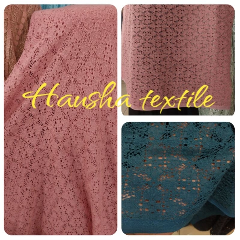 KAIN/BAHAN BRUKAT KATUN MOTIF DAUN SEMANGGI