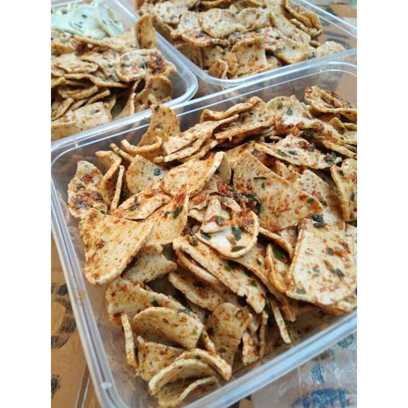 

Basreng Daun Jeruk Pipih Tipis tidak keras / Kemasan 500gram