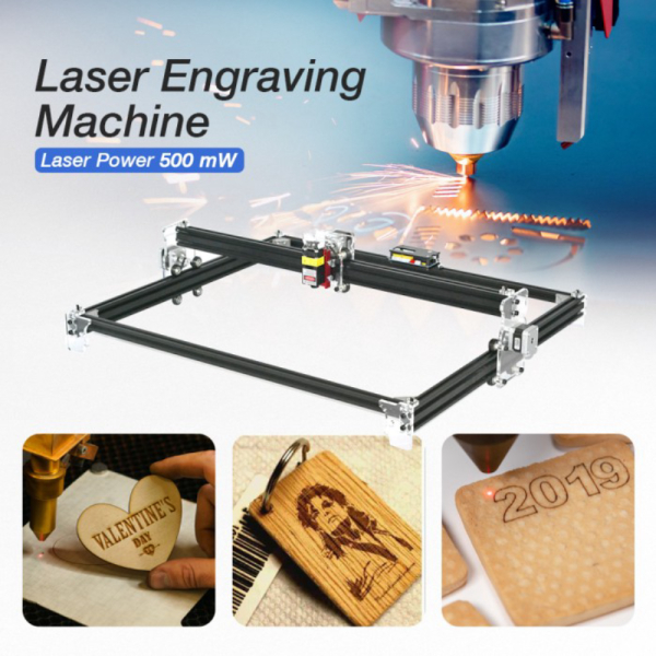 

CNC Printer 3D Ukir Kayu Laser Grafir Area 65x50cm 500mW - Tanpa Laser Limited