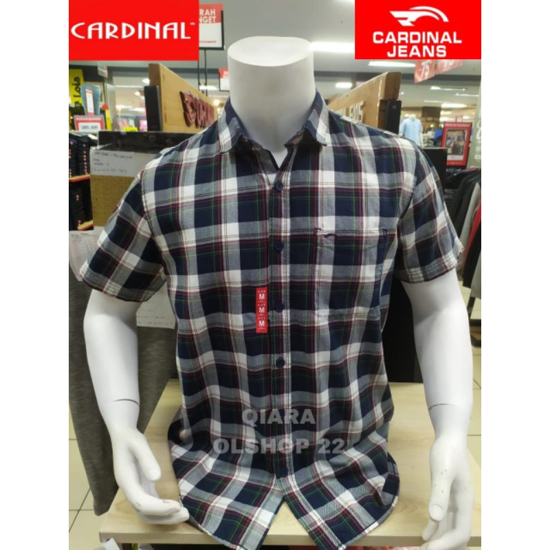 CARDINAL KEMEJA PRIA LENGAN PENDEK TERBARU