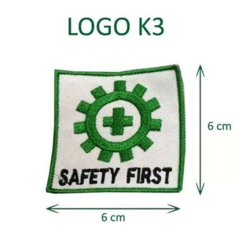 bordir logo safety first