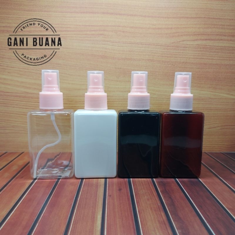 BOTOL SPRAY 100ML KOTAK TUTUP SPRAY PING/BOTOL SPRAY 100ML BOKO PET