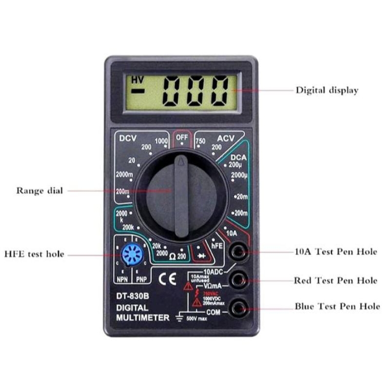multitester / avometer multitester digital
