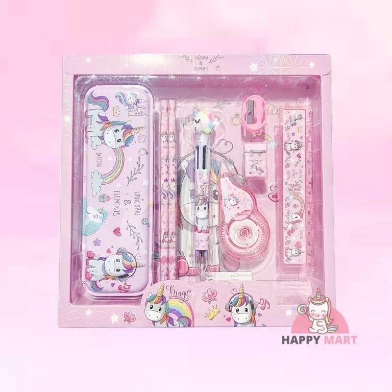 

Miliki 821 Set alat tulis suvenir ultah isi 8 ps aa typex pen etek IJ
