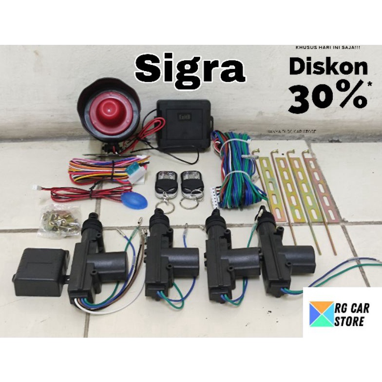 Produk Premium ALARM CENTRAL LOCK MOBIL SIGRA PAKET ALARM CENTRAL LOCK DAIHATSU SIGRA DAL