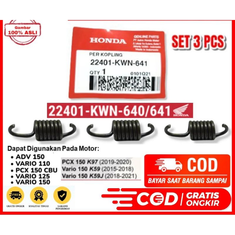 Per Sentri Kopling Ganda Honda Vario 150 Original AHM 22401KWN640
