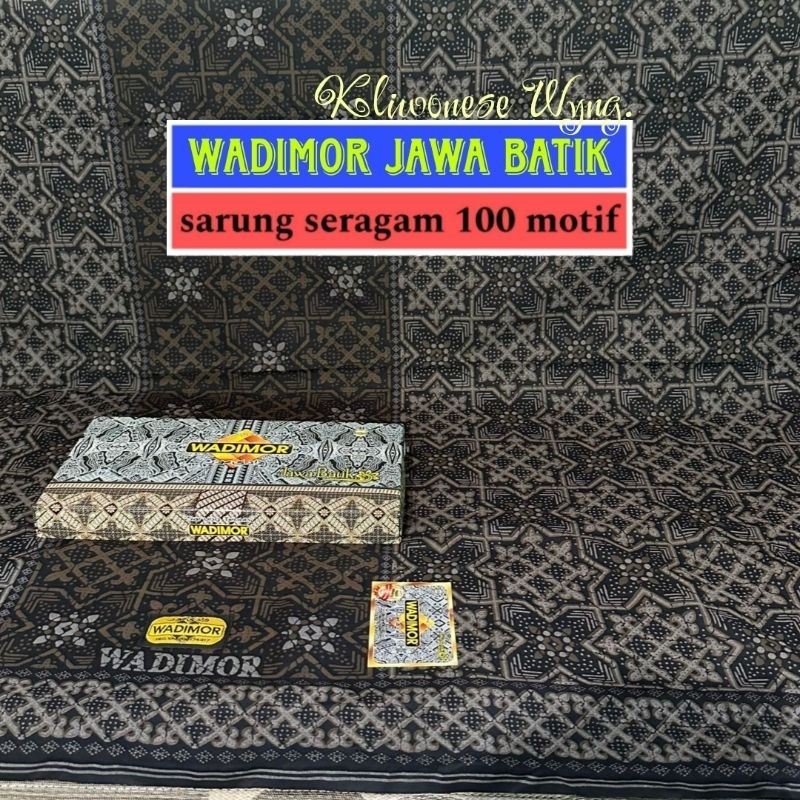 WADIMOR SARUNG BATIK WADIMOR JAWA MOTIF TERBARU Wadimor Batik Jawa Original Dewasa