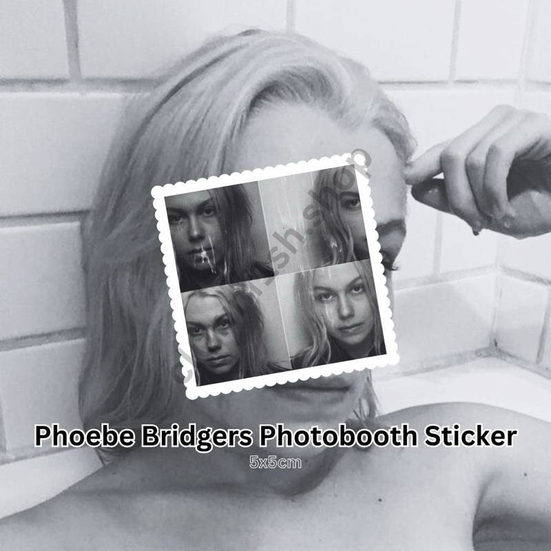 Phoebe Bridgers Photobooth Waterproof Sticker