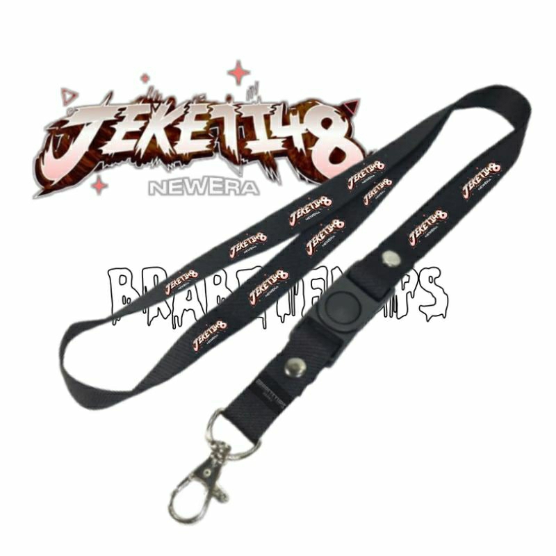 

LANYARD JEKET148 / NEW ERA / TALI LANYARD ART / GANTUNGAN HANDPHONE NAME TAG KARTU NAMA ID CARD / LANYARD POLOS / LANYARD HITAM