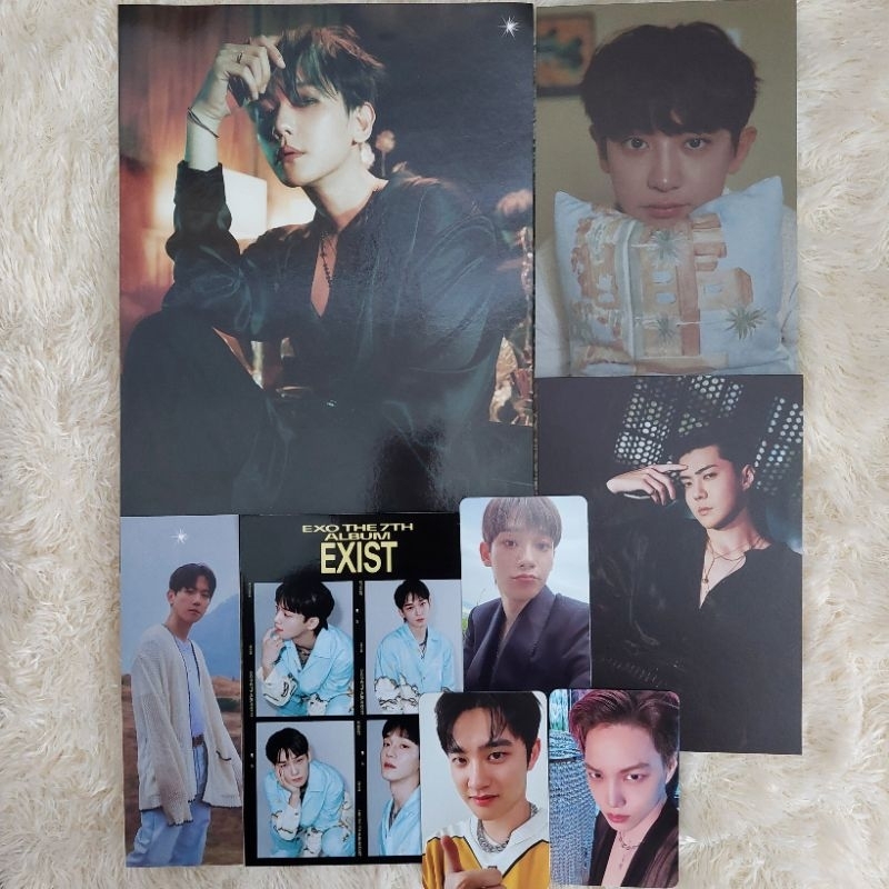 EXO EXIST CREAM SODA POB EVERLINE KAI POSTCARD CHANYEOL BAEKHYUN CHEN SEHUN D.O. PHOTOCARD PC DO KYU