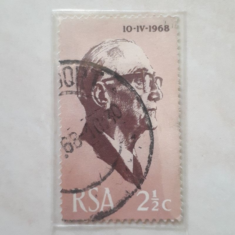 

Perangko Afrika Selatan Famous people (Election of New President Jacobus Johannes Fouche) Tahun 1968