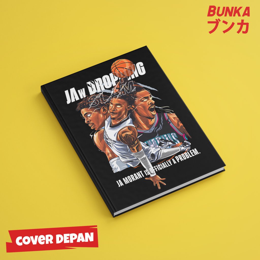 

Note Book Aesthetic Sport NBA Ja Morant Hardcover A5 Buku Tulis Catatan Notes Agenda Planner Jurnal vintage buku catatan story book kado anniversary valentine cowok cewek murah