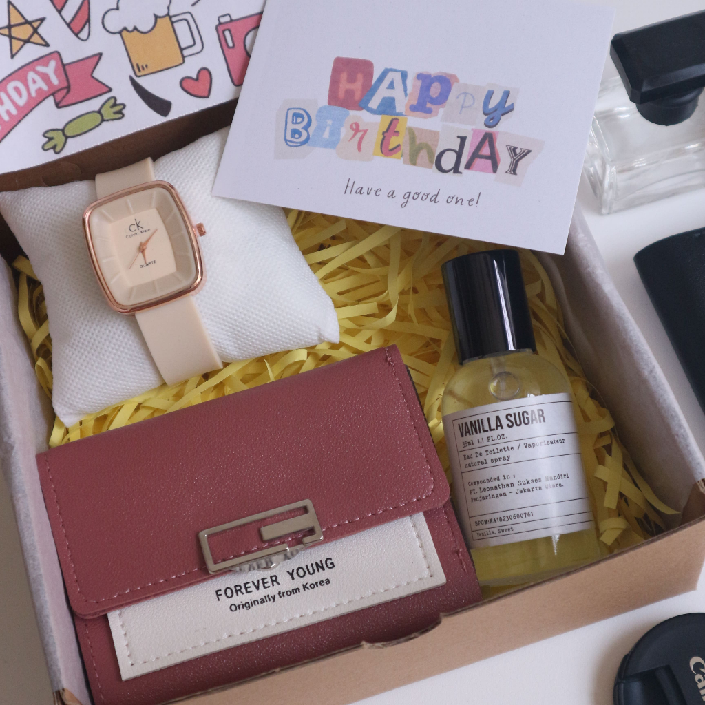 Hadiah Buat Pacar Cewek Ulang Tahun Box Paket Romantis Lucu Anniversary Estetik Simple