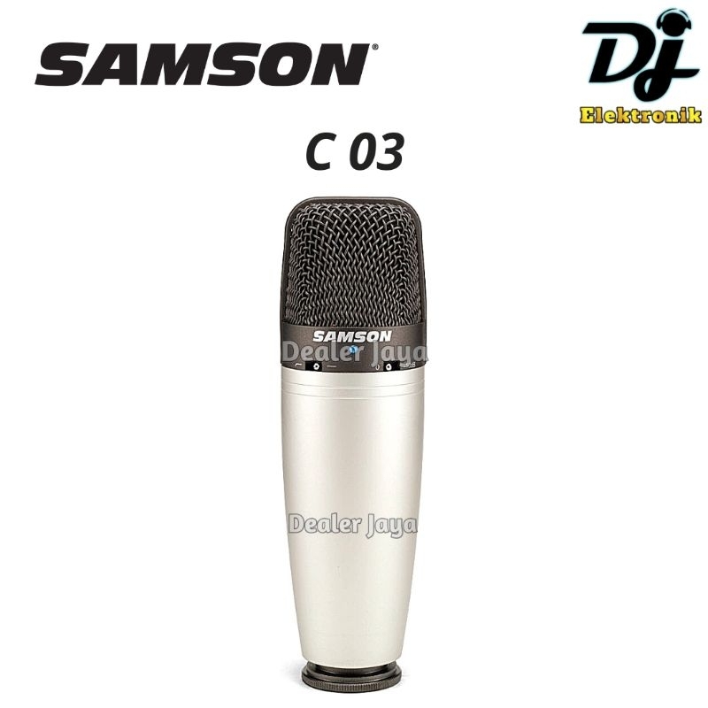 SAMSON ● C 03 / C03 - Mic Condenser (Podcast)