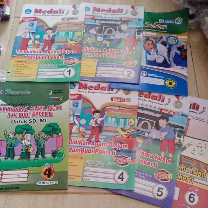 LKS Pendidikan Agama Islam (PAI) SD Kurikulum Merdeka KUMER Terbaru Efektif Semester 2 Kelas 1-6 PAI